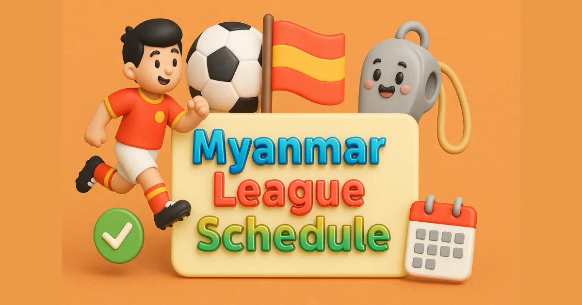 Myanmar league schedule